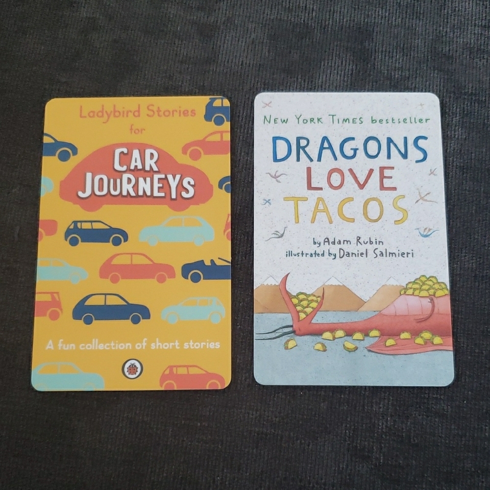 Children's Storybook Set - Car Journeys & Dragons Love Tacos